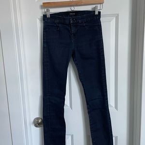 J Brand dark navy (inkwell) skinny jean